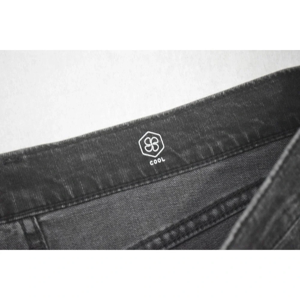 Levi's 505 Regular Fit Straight Leg Stretch Black Denim Jeans Mens Size 36 x 31*